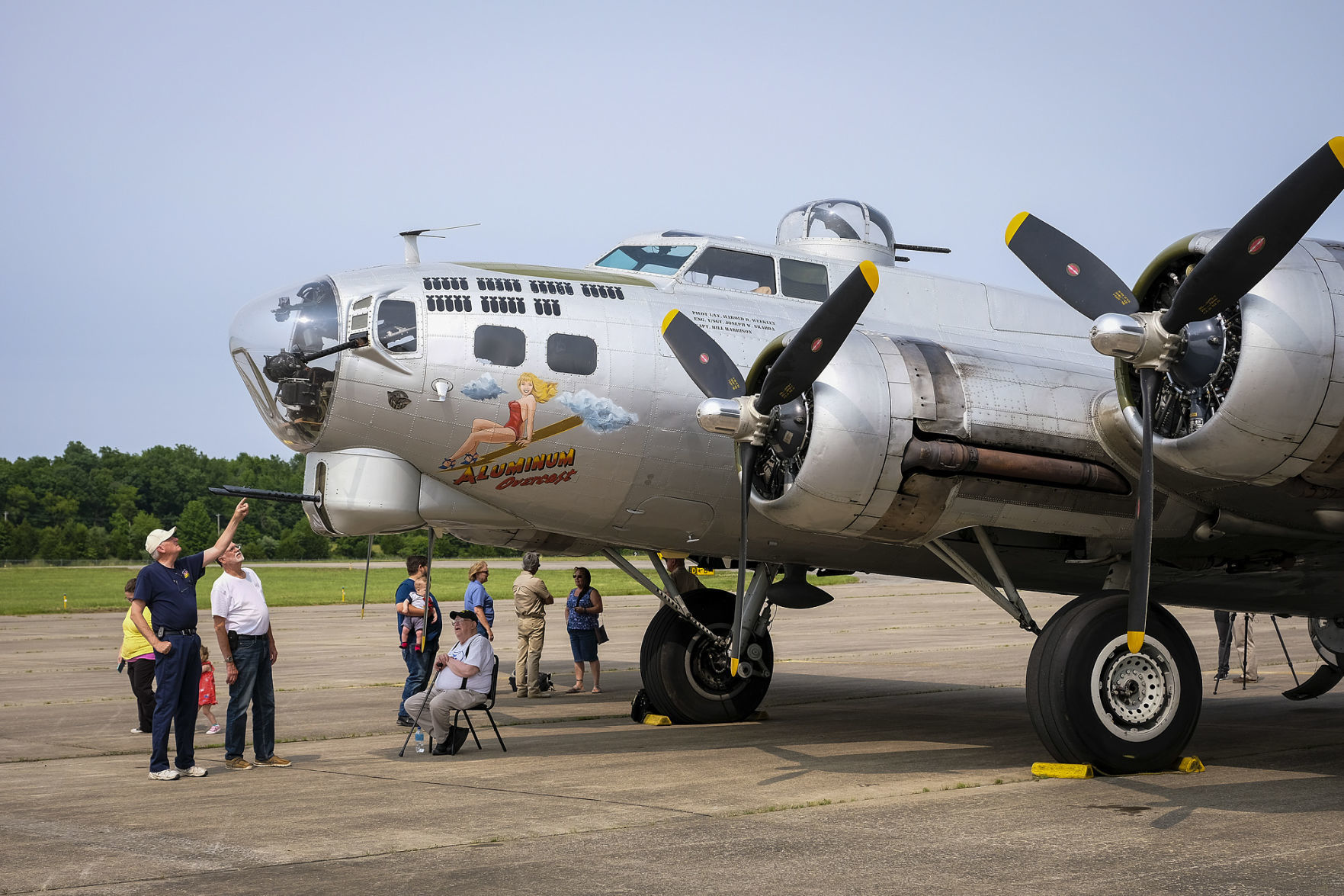 B-17 bomber at the Veterans Airport of Southern Illinois